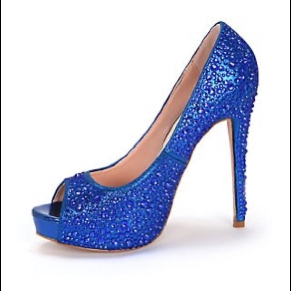 Lauren Lorraine Shoes - Lauren Lorraine Candy Rhinestone Bling Pumps NEW!